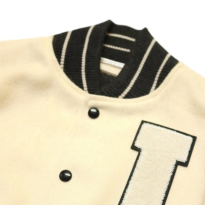 Oem Sportswear Hot Sale Embroidered Chenille Patches Leather Sleeves Letterman Baseball College Varsities Jacket Custom