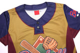 Customize embroidery baseball jersey style shirt wholesale baseball jersey
