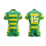 OEM Custom Rugby Uniform Sublimation Design Print Team Men Rugby Jersey Set