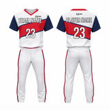 Wholesale V-Neck Baseball Jersey And Pants Set