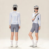Custom Women's Long Sleeve Floral Cycling Jersey Wholesale