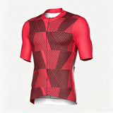 Wholesale Red Flame Cycling Jersey Short Sleeve Road Team Uniform
