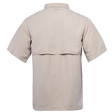 Customize High Quality Outdoor Fast Dry Mesh Fabric Breathable Short Sleeve Fishing Button Down Shirts