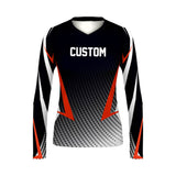 Custom wholesale women logo cheap unified new sublimated team long sleeves kids black design for women volleyball uniform jersey