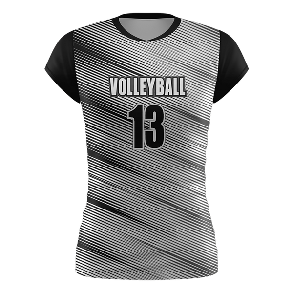 Custom Design Sports Team Uniforms Cap Sleeves Volleyball Jerseys