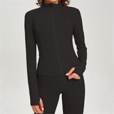 New Style Fit Zipper Long Sleeve Yoga Jacket