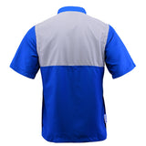 Customize High Quality Outdoor Fast Dry Mesh Fabric Breathable Short Sleeve Fishing Button Down Shirts